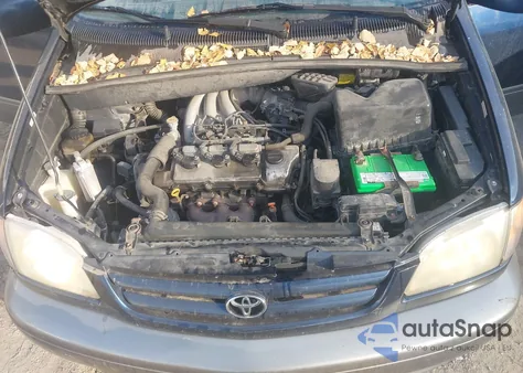 2002 Toyota Sienna Xle z USA, uszkodzony, nr VIN 4T3ZF13CX2U417528